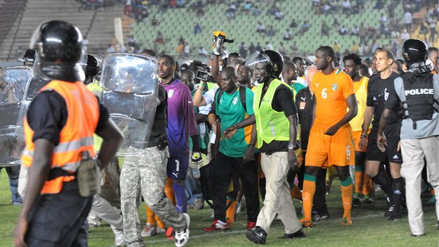 Football: Senegal banned from Nations Cup after riot