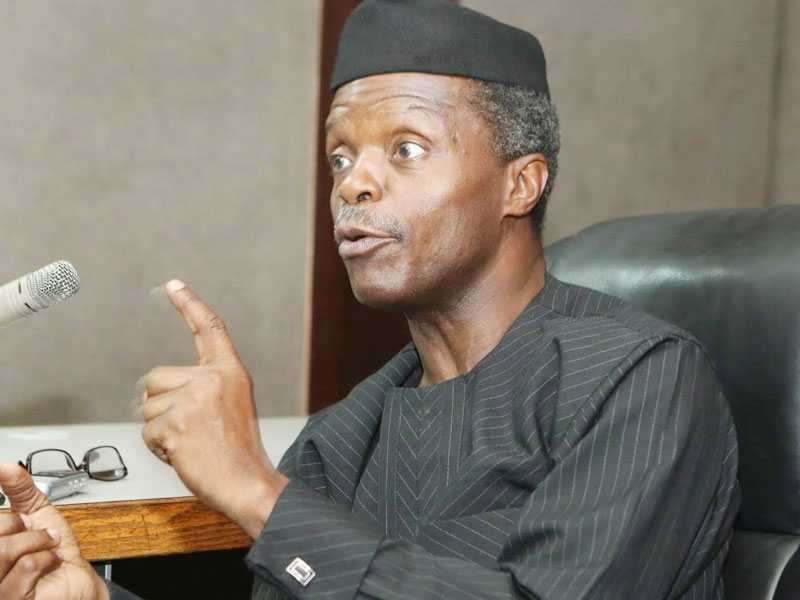 Press Release: For the Records – What VP Osinbajo Said on Kidnapping