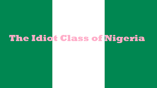 The Idiot Class of Nigeria
