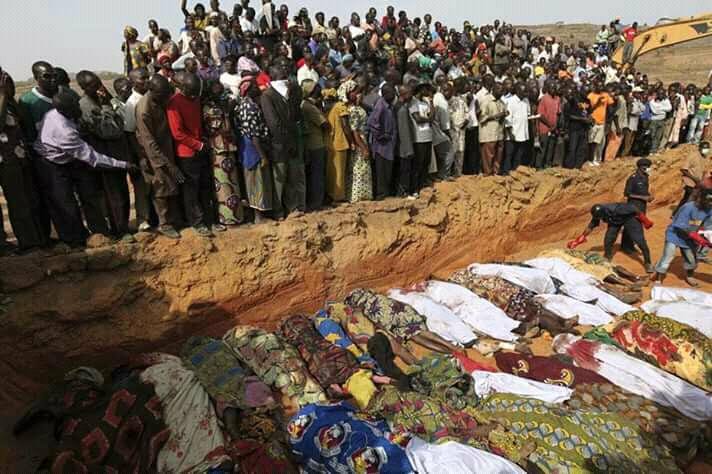 Tension Grips Jos Over Mass Burial
